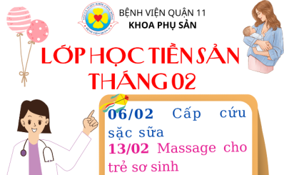 Lớp học tiền sản tháng 2 năm 2025